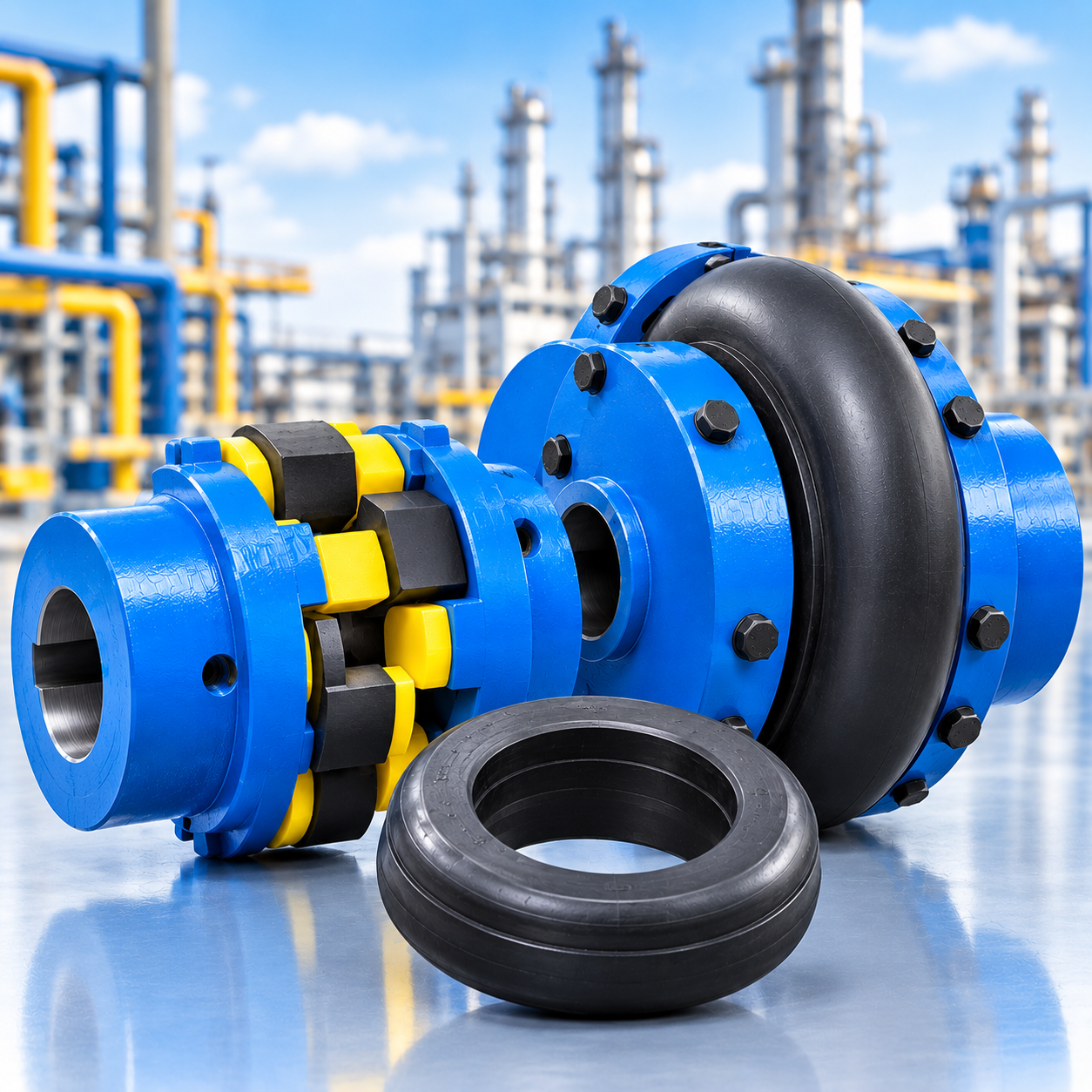 Tyre and Jaw Coupling